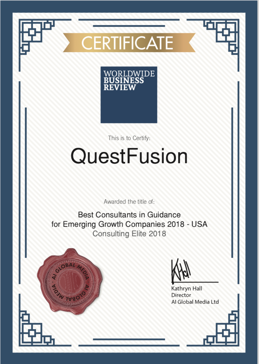 Patrick Henry QuestFusion Award